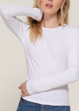 Load image into Gallery viewer, Basic Ribbed Long Sleeve Crew Neck (2 Colors)
