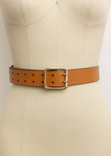 Load image into Gallery viewer, Double Pronged Leather Belt (2 Colors)
