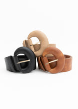 Load image into Gallery viewer, D Ring Style Weathered Leather Belt

