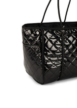 Load image into Gallery viewer, Greyson Noir Puffer Tote
