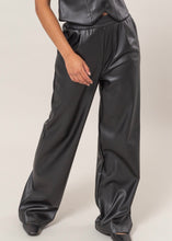 Load image into Gallery viewer, Gimme More Faux Leather Wide Leg Pant
