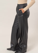 Load image into Gallery viewer, Gimme More Faux Leather Wide Leg Pant
