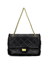 Load image into Gallery viewer, Fur Trim Bag (2 Colors)
