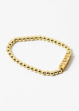 Load image into Gallery viewer, Gold Dipped Mamma Beaded Bracelet
