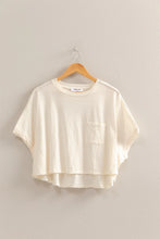 Load image into Gallery viewer, Sienna Crew Neck Boxy Crop Tee (3 Colors)
