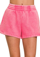 Load image into Gallery viewer, Krissy Acid Wash Dolphin Sweat Short (3 Colors)
