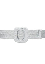 Load image into Gallery viewer, Rectangle Metallic Straw Belt (2 Colors)
