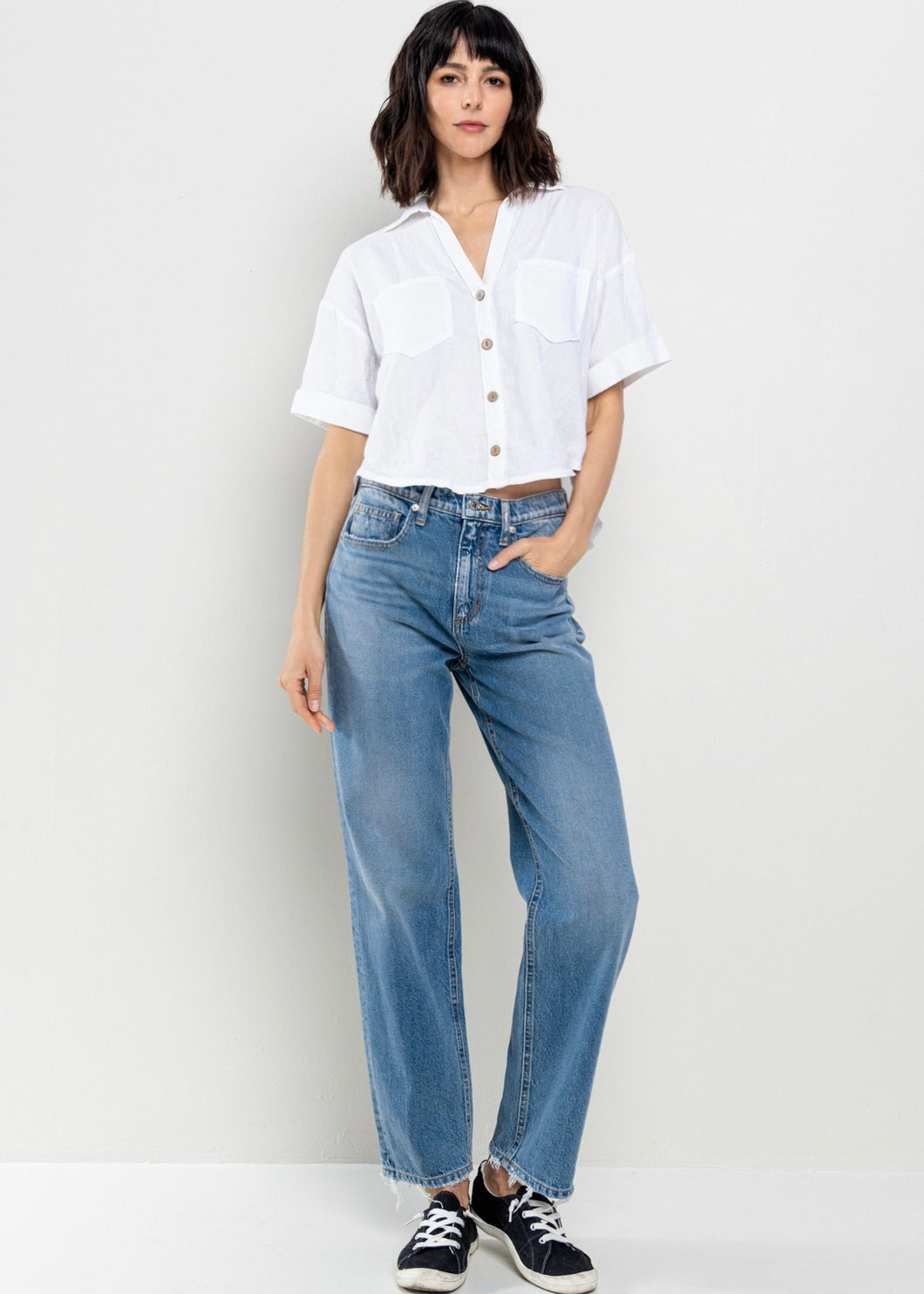 Jude High Rise Loose Boyfriend Jean