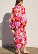 Load image into Gallery viewer, Berry Bliss Maxi Kaftan Dress
