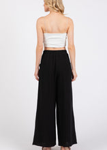 Load image into Gallery viewer, Front Pocket Double Gauze Wide Leg Pant
