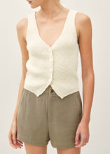 Load image into Gallery viewer, Olivia Cotton Slub Sweater Vest (2 Colors)
