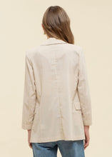 Load image into Gallery viewer, Classic 3/4 Cuff Sleeve Collared Blazer
