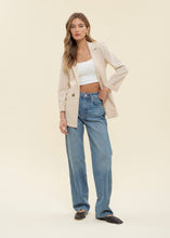 Load image into Gallery viewer, Classic 3/4 Cuff Sleeve Collared Blazer
