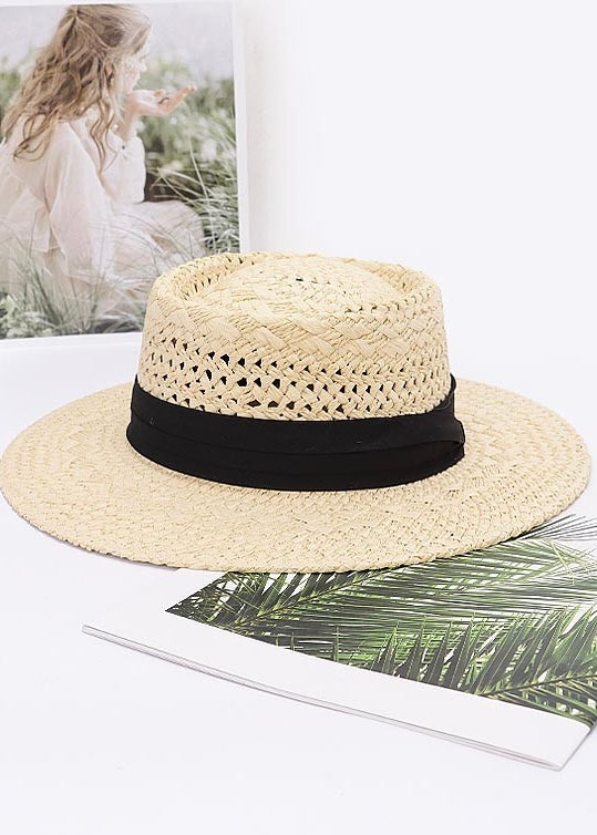 Faux Straw Hat