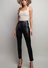 Load image into Gallery viewer, Sandy Faux Leather Pull On Leggings

