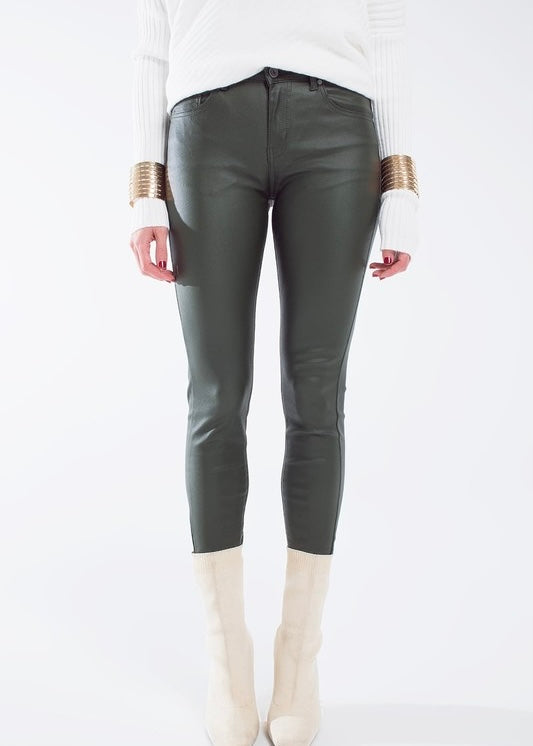 Paz Leatherette Skinny Pant