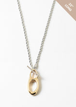 Load image into Gallery viewer, Two Tone Toggle Necklace
