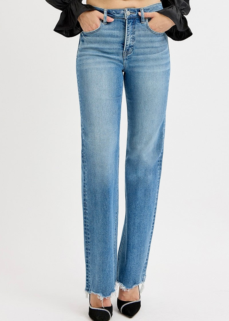 Sophie Tummy Control High Rise Wide Leg Jean