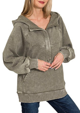 Load image into Gallery viewer, Mandy Acid Wash Oversized Fleece Hoodie (2 Colors)
