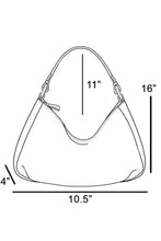 Load image into Gallery viewer, Faux Suede Hobo Bag
