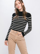 Load image into Gallery viewer, Lucky Stripe Ribbed Sweater (2 Colors)
