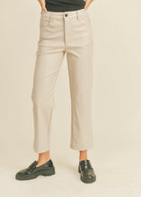 Load image into Gallery viewer, Jada Faux Leather Straight Pant

