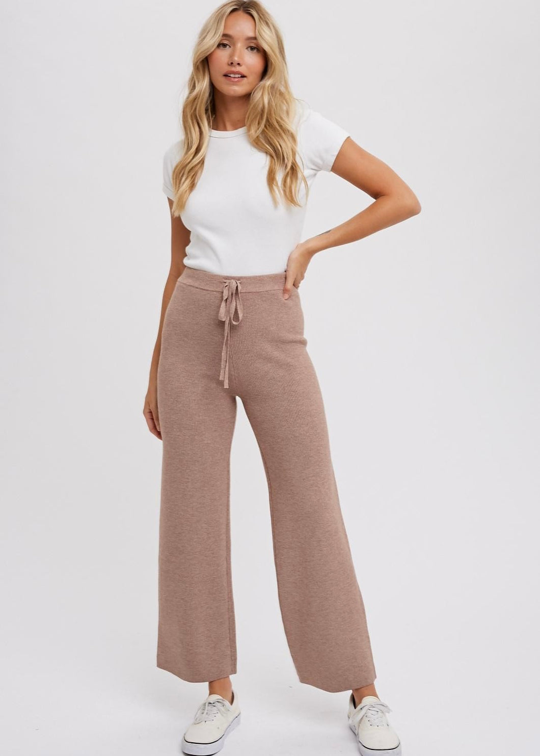 Willow Ribbed Sweater Lounge Pant  (2 Colors)