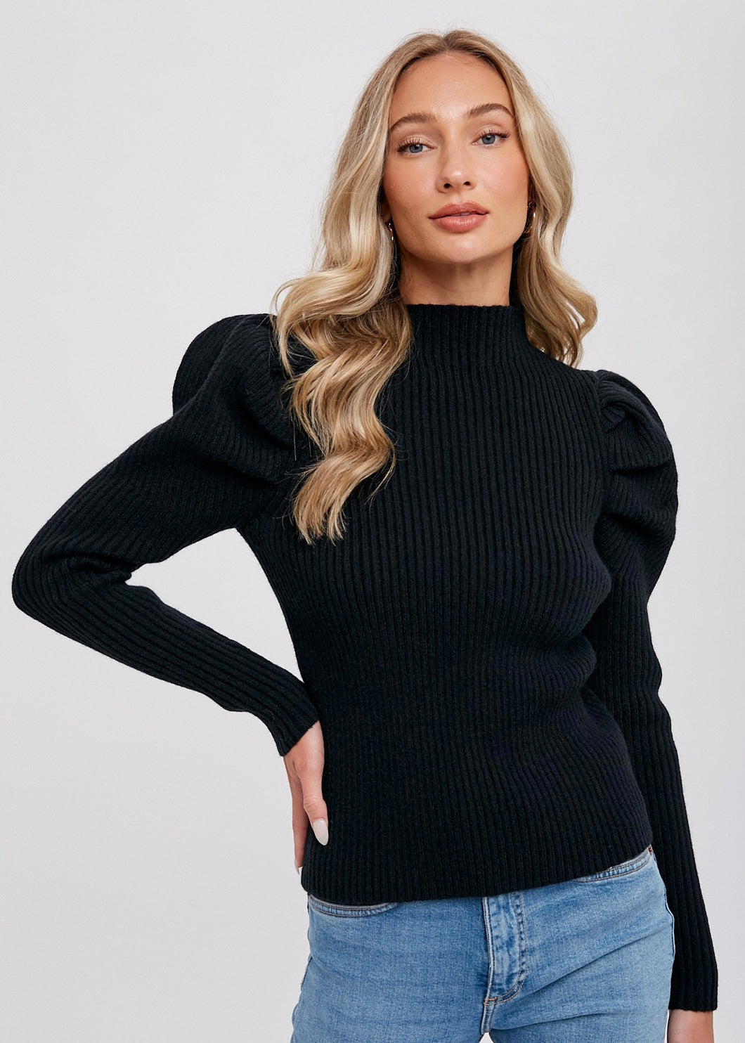 Karina Puff Sleeve Sweater