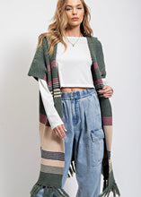Load image into Gallery viewer, Joplin Stripe Knit Kimono
