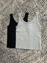 Load image into Gallery viewer, Evelyn Ribbed Scoop Tank (2 Colors)
