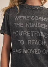 Load image into Gallery viewer, We’re Sorry Graphic Tee
