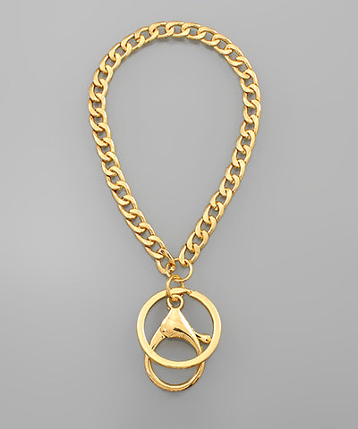 Cuban Chain KeyChain Bracelet (2 Colors)