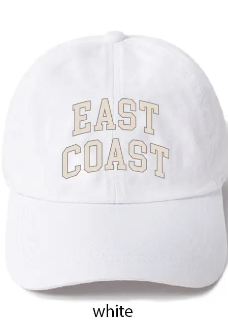 East Coast Baseball Hat (3 Colors)
