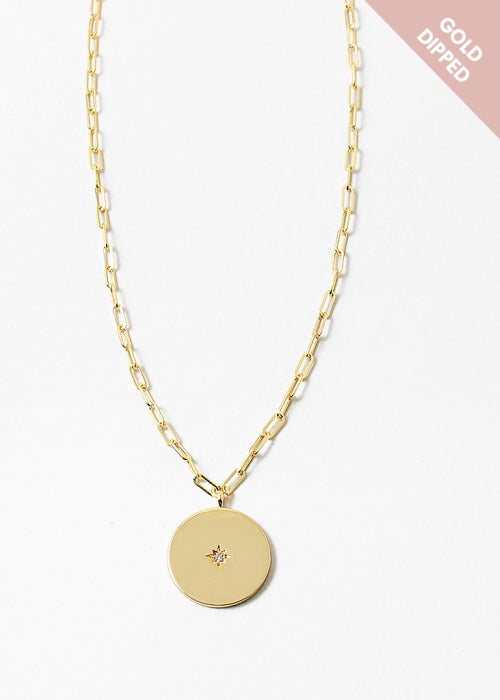 Twilight Disc Necklace