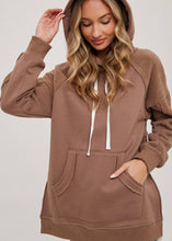 Load image into Gallery viewer, Bailey Fleece Hoodie Tunic (2 Colors)
