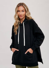 Load image into Gallery viewer, Bailey Fleece Hoodie Tunic (2 Colors)
