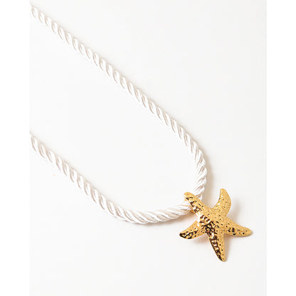 Star Fish Rope Necklace