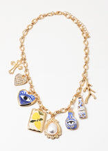 Load image into Gallery viewer, Mediterranean Muse Charm Necklace
