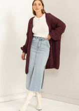 Load image into Gallery viewer, Noelle Chunky Sweater Cardigan
