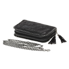 Load image into Gallery viewer, Sasha Double Zipper Chain Wallet
