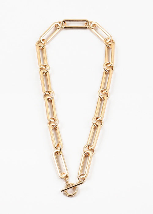 Paperclip Necklace (Silver and Gold)
