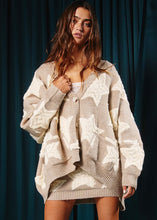 Load image into Gallery viewer, Your A Star Sweater Cardigan
