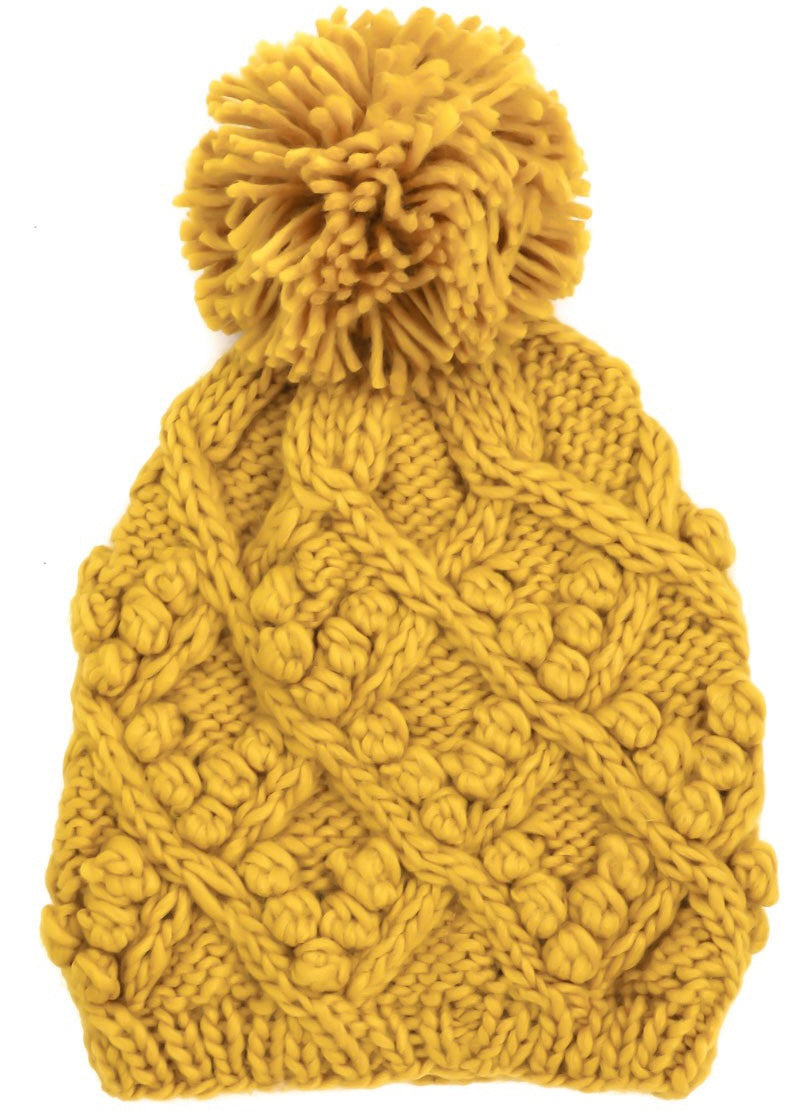 Pom Pom Beanie (5 Colors)