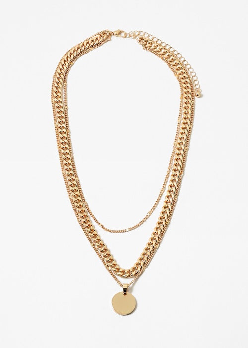 Cuban Chain Multilayer Necklace
