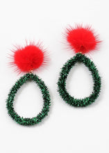 Load image into Gallery viewer, Holiday Pom Pom Earring

