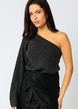 Load image into Gallery viewer, Zoey One Shoulder Sweater (2 Colors)
