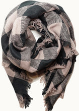 Load image into Gallery viewer, Beth Large Plaid Scarf (4 Colors)
