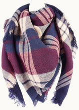 Load image into Gallery viewer, Beth Large Plaid Scarf (4 Colors)
