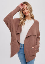 Load image into Gallery viewer, DiDi Waffle Cocoon Cardigan (2 colors)
