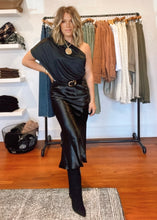 Load image into Gallery viewer, Sia Satin Midi Skirt
